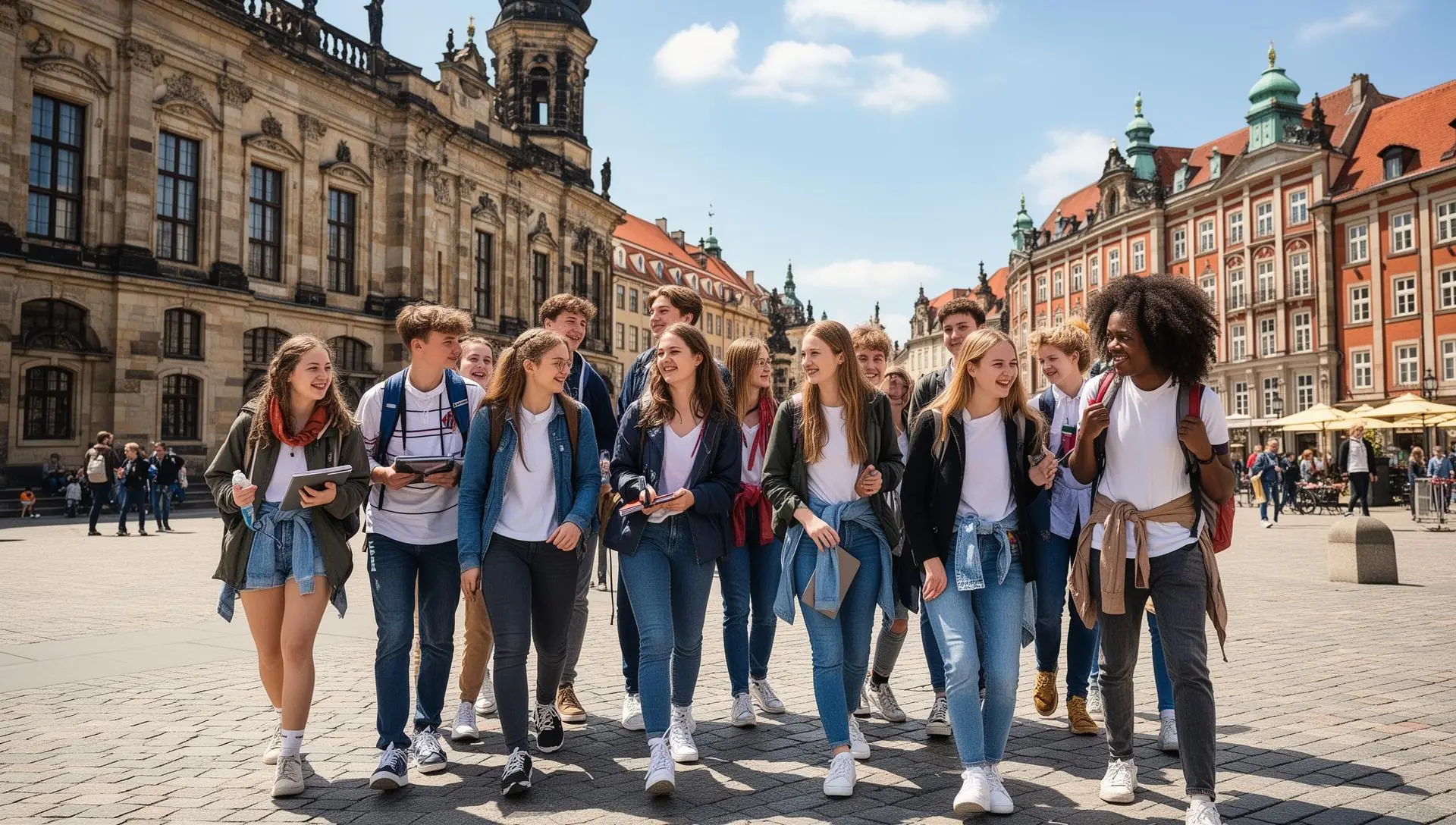 Efterskoleelever på studietur i europæisk storby – skolerejse med kulturelle oplevelser