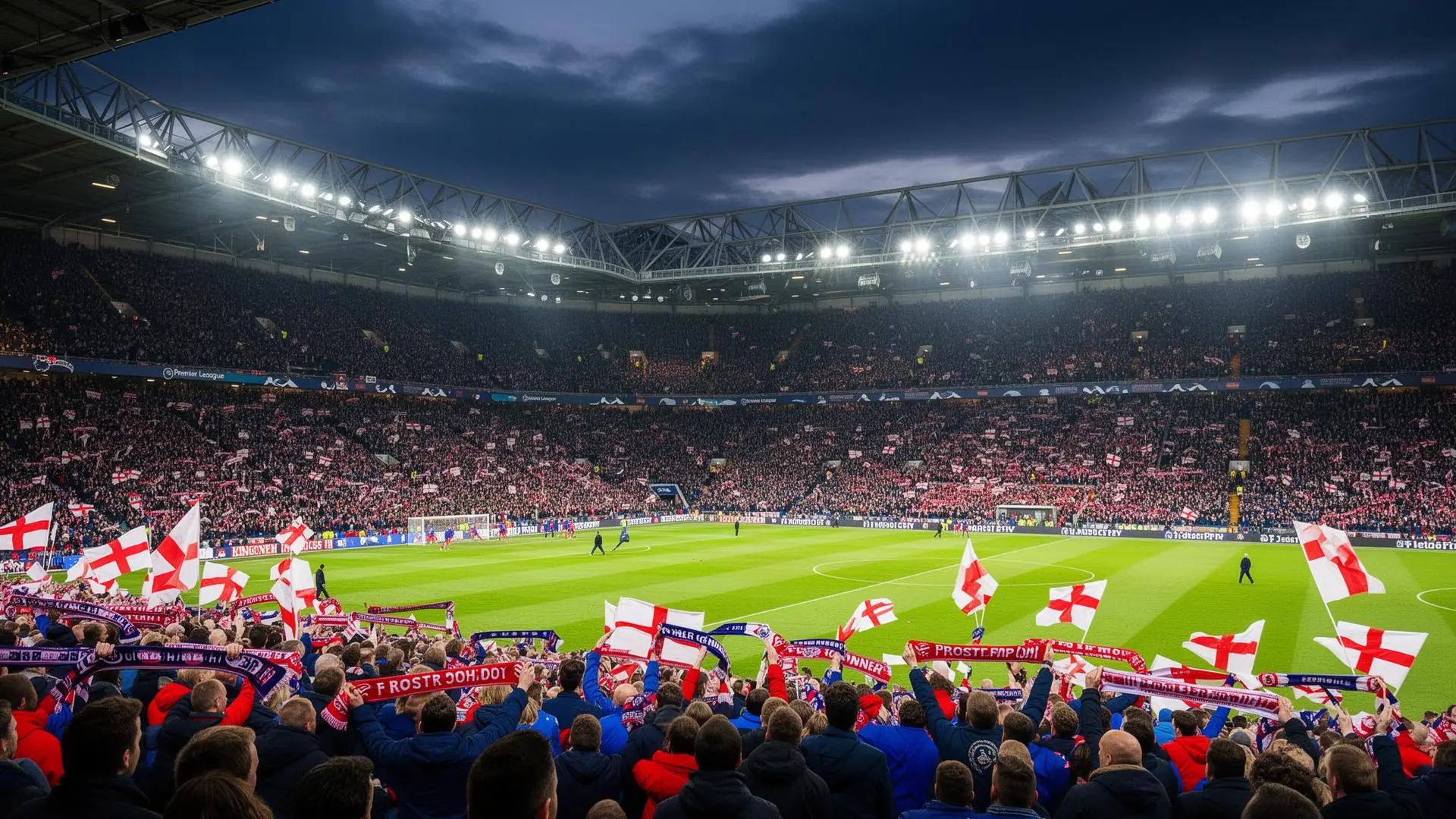 Emirates Stadium i London på en Arsenal-kampdag